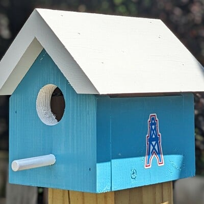 Houston retro bird house