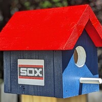 White Sox Retro Bird House - Thumbnail 1