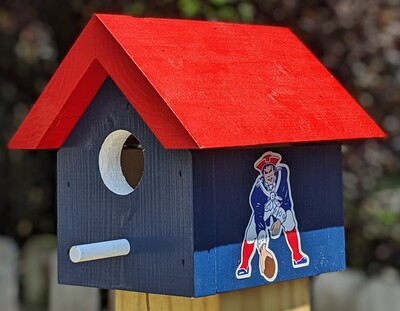 Patriots Retro Bird House