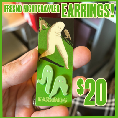 Fresno Nightcrawler Earrings