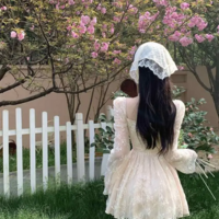 Dreamy Elegance Women's Lace Dress - Thumbnail 2