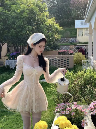 Dreamy Elegance Women's Lace Dress