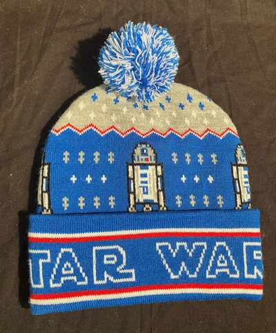 R2D2 Winter Pom Beanie