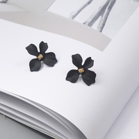 8 Colors Sweet Flower Earrings For Women - Thumbnail 8