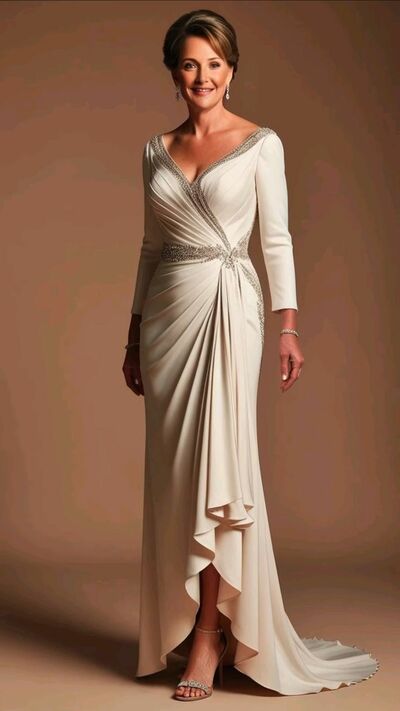 Elegant Mermaid Mother Of The Bride/ Groom Dresses Formal Evening Dress