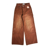 🚬​ POCKET EMBROIDERY STRAINT PANTS - Thumbnail 1