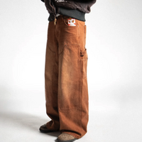 🚬​ POCKET EMBROIDERY STRAINT PANTS - Thumbnail 3