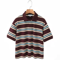 RETRO STRIPED POLO SHIRT - Thumbnail 2