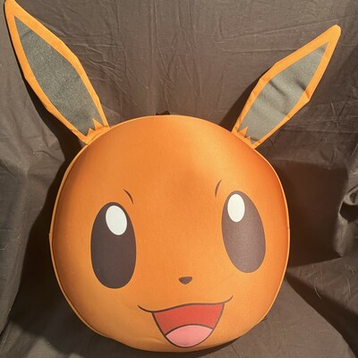 Large hard case circle eevee face backpack