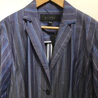 Atsuro Tayama blue striped light JKT  - Thumbnail 1