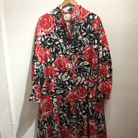 Y's for living black and red flower coat  - Thumbnail 1