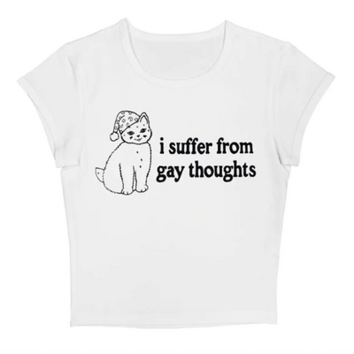 I suffer from gay thought tee