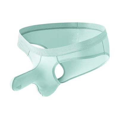 5pk multi-color men's sexy underwear tagless ice-silk physiological briefs underpants kx027sj