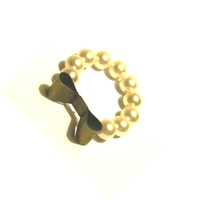 European Pearl Ribbon Bangle - Thumbnail 1