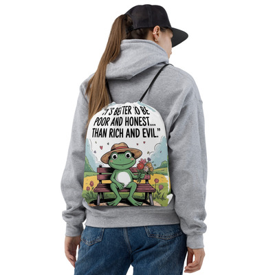 Mr. RICH Drawstring bag