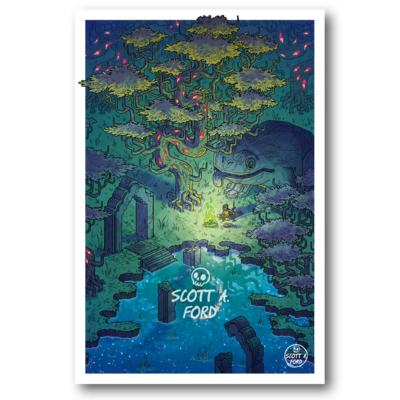 The unblinking night