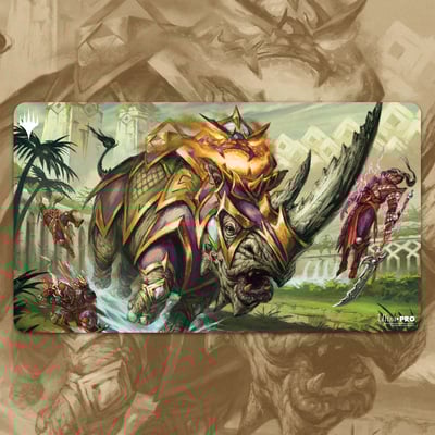 Skirmish rhino - official magic the gathering playmat