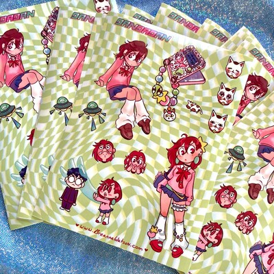 Dandadan sticker sheet