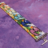 Pixel Bracelet - Rainbow Birds - Thumbnail 2