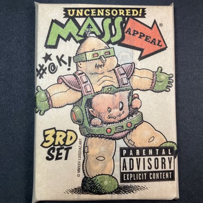 2025 mass appeal 1 pack uncensored! trading cards set 3
