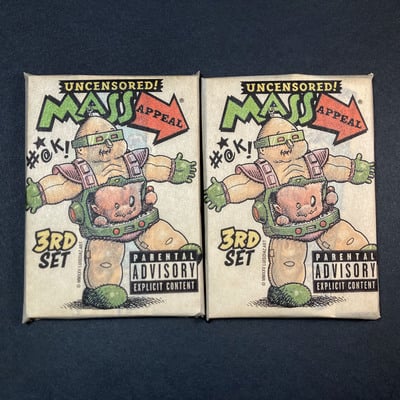 2025 mass appeal 2 packs of uncensored! trading cards set 3