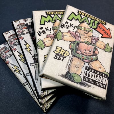 2025 mass appeal 5 packs of uncensored! trading cards set 3