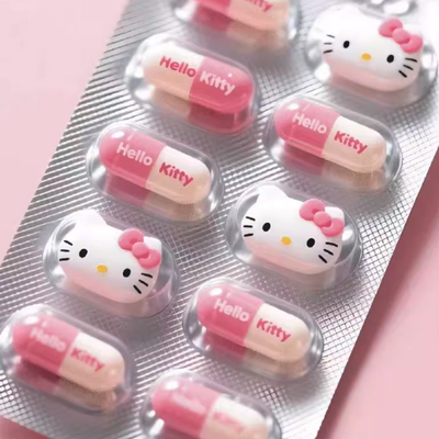 Hello kt med earrings