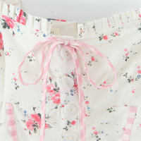 Small and versatile slim fit casual French sweet dress - Thumbnail 3