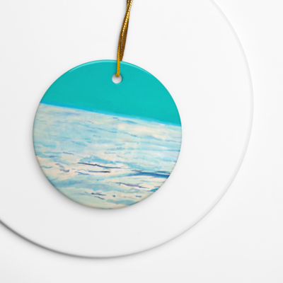 Double-sided ceramic ornaments - horizon