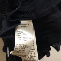 Laula black silk blouse - Thumbnail 2