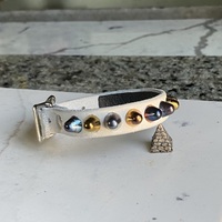 Rainbow Short British Stud Wristband #3 - Thumbnail 9