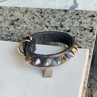 1-Row Rainbow Standard British Stud Wristband - Thumbnail 6