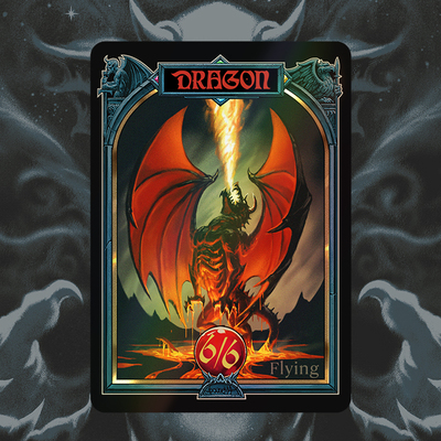 Dragon 6/6 - Token Card