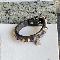 1-Row Rainbow Standard British Stud Wristband - Thumbnail 8