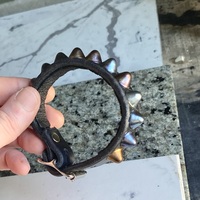 Self keeper buckle 1-Row Rainbow Standard British Stud Wristband - Thumbnail 3