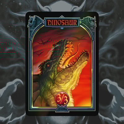 Dinosaur - token card