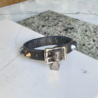 Self keeper buckle 1-Row Rainbow Standard British Stud Wristband - Thumbnail 6