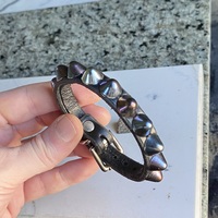 Narrow 1-Row Rainbow Standard British Stud Wristband - Thumbnail 7