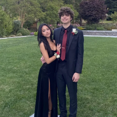 Simple a-line split black prom dress,graduation dress