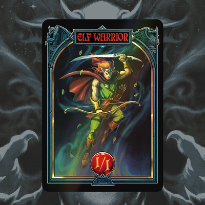Elf Warrior - Token Card