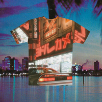 Retrowave Night Ride in Japan T Shirt - Thumbnail 1