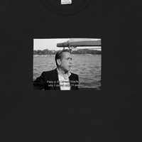 Billy Wilder 1954 Sabrina Paris is for Lovers T Shirt Black - Thumbnail 2