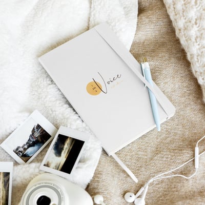 I am a voice journal (bound hardcover)