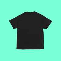 Neon Alien Cat T Shirt Black - Thumbnail 1