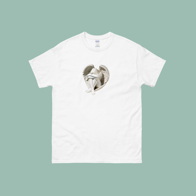 Sad angel t shirt white