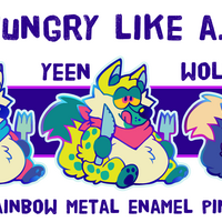 Hungry Critter Enamel Pins - Thumbnail 1