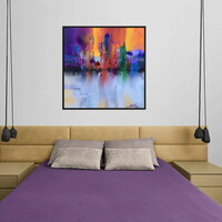Abstract Metropolis Art Print - Thumbnail 1