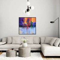Abstract Metropolis Art Print - Thumbnail 2