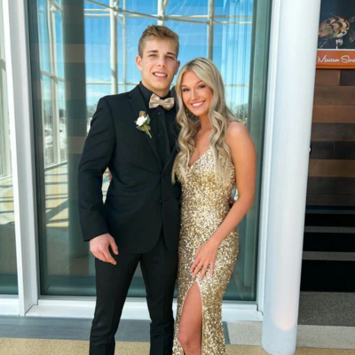 Glitter gold sequins mermaid prom dress with split