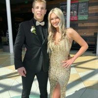 Glitter Gold Sequins Mermaid Prom Dress With Split - Thumbnail 1